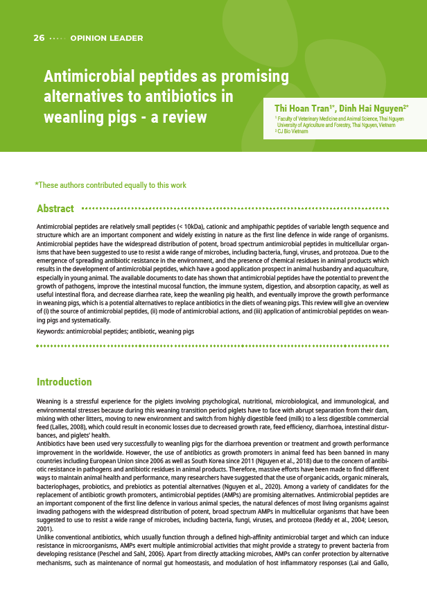 Antimicrobial peptides