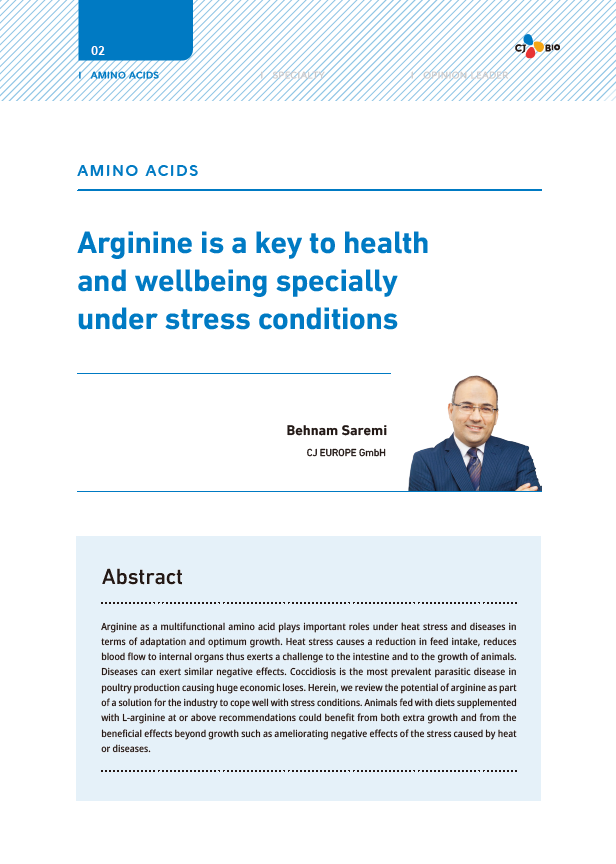 Arginine is a key to health