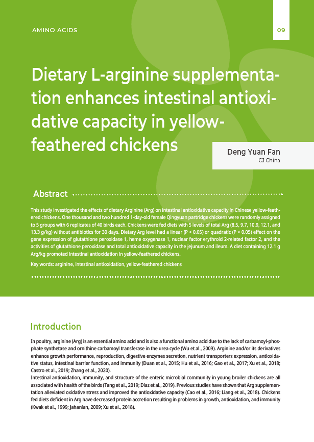 Dietary L-arginine