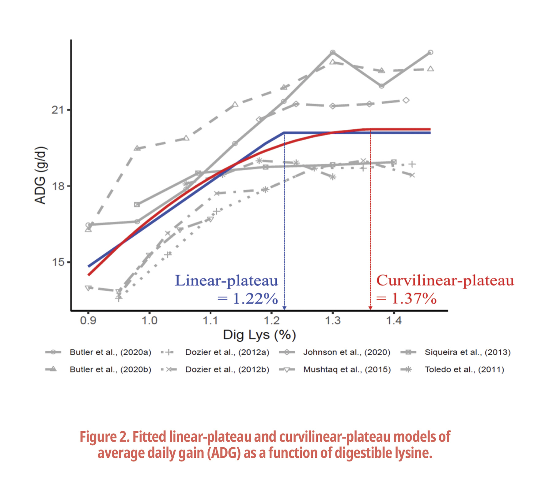 Estimation of lysine requirement in broilers