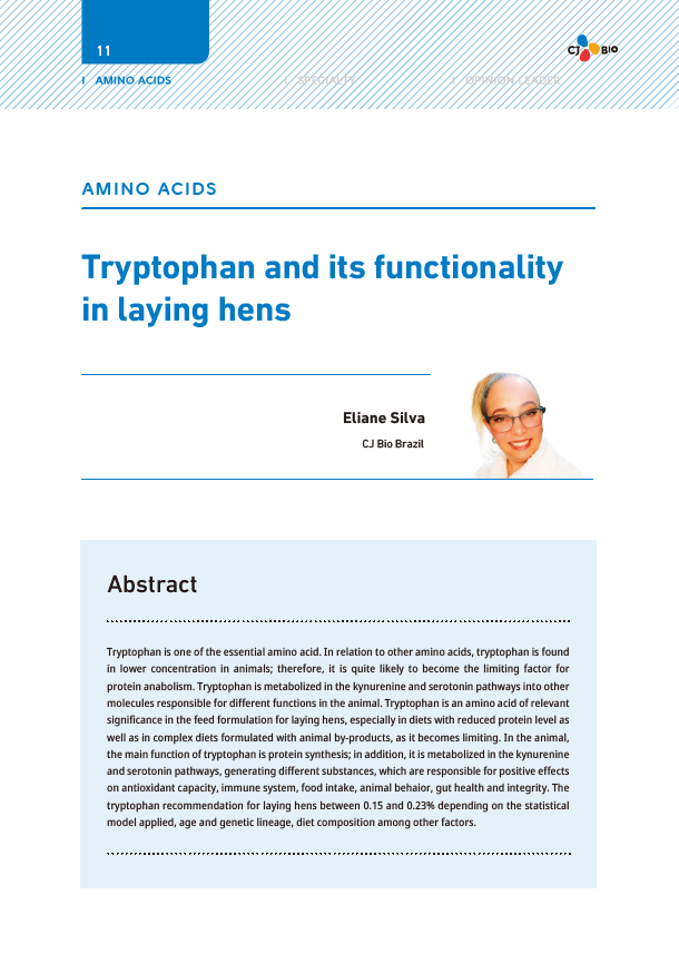 Tryptophan and functionality