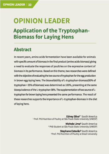 Tryptophan-Biomass