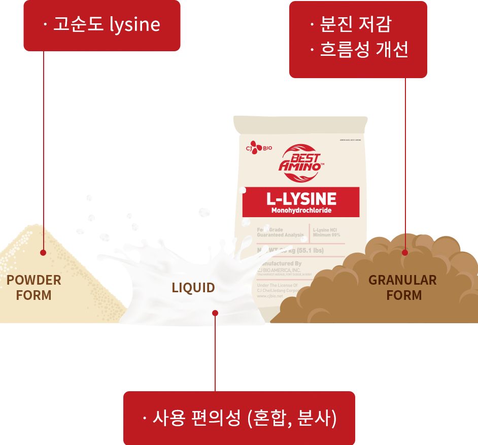 사용 편의를 위한 다양한 제형