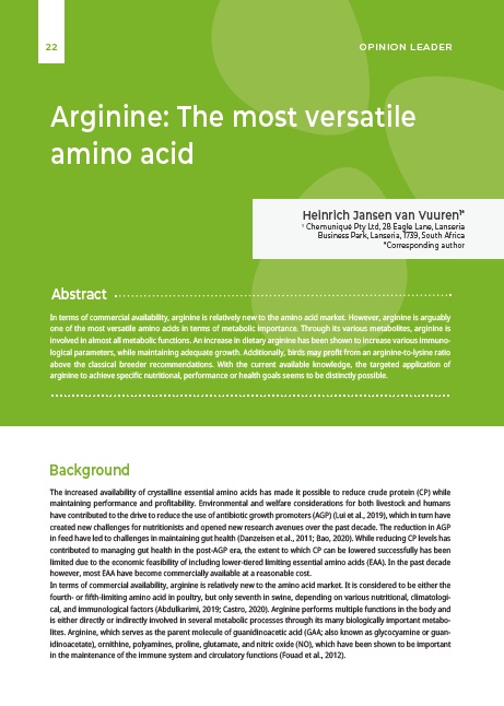 most versatile amino acid